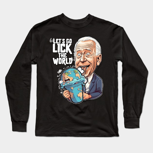 Lick The World Long Sleeve T-Shirt by TreemanMorse